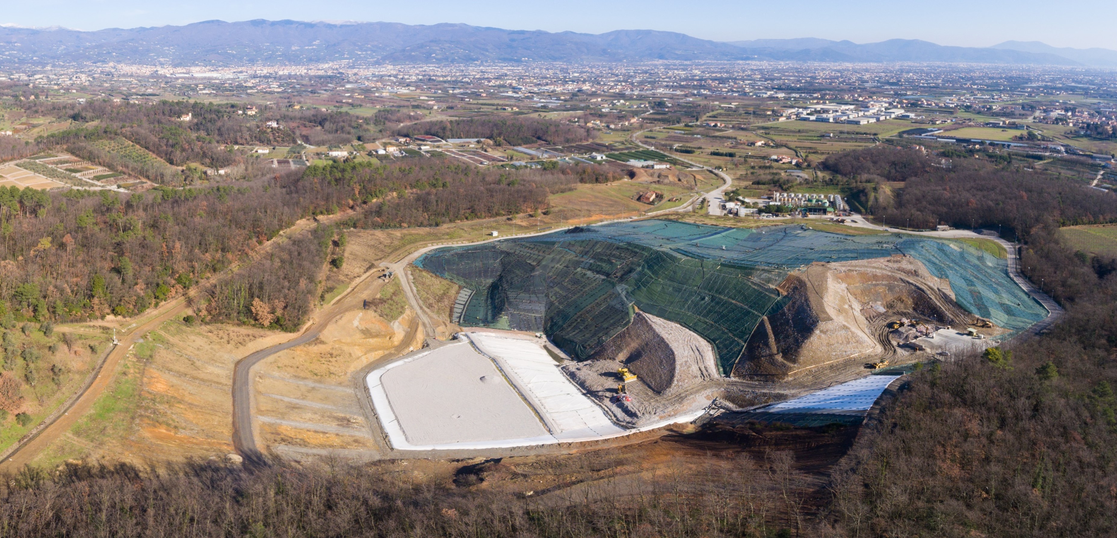 Overview of Landfill in Serravalle Pistoiese (Pistoia)