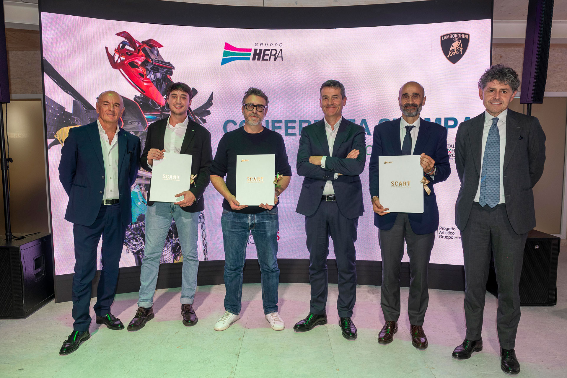 Automobili Lamborghini and Herambiente people