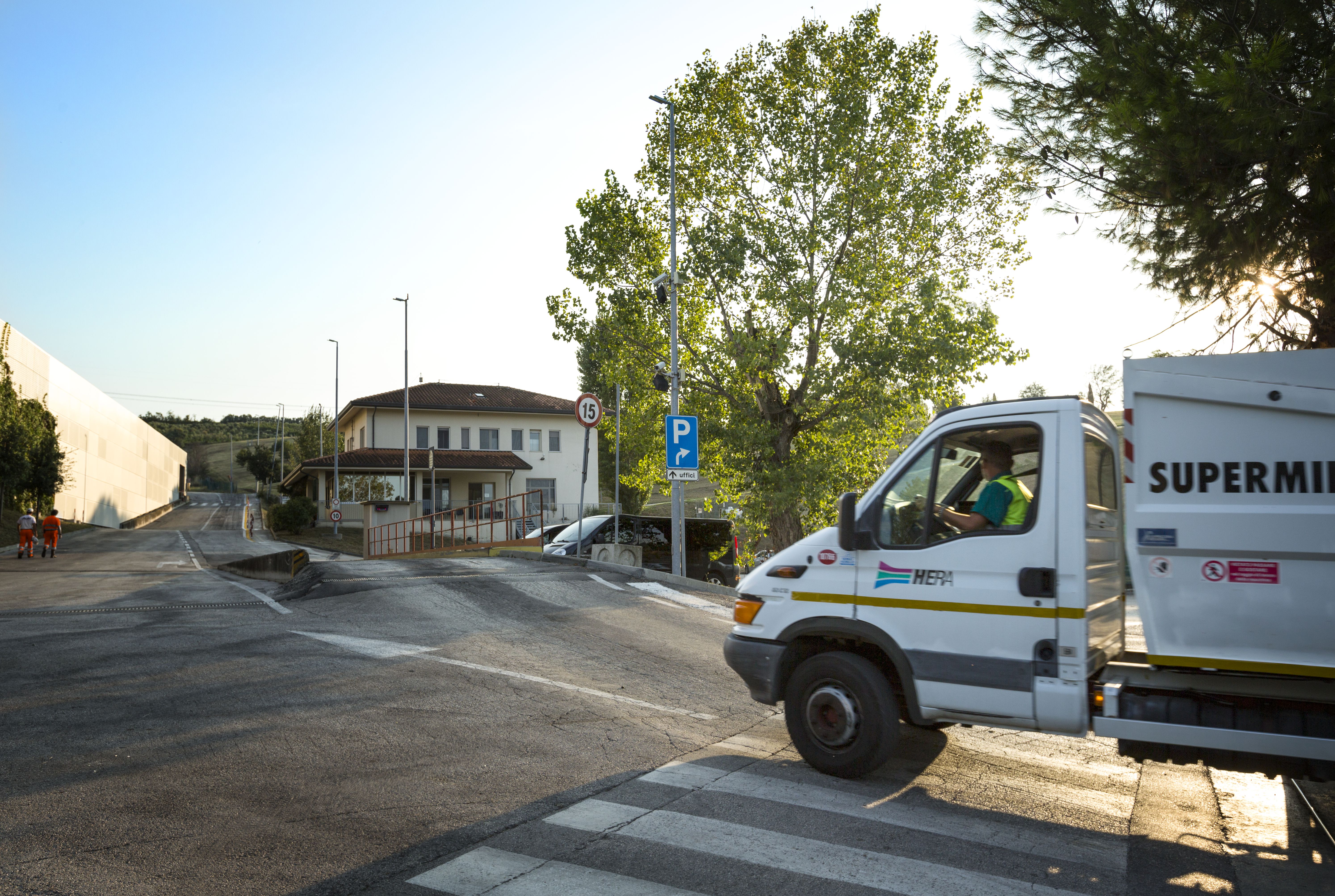 Ingresso Impianto di compostaggio e digestione anaerobica di Rimini