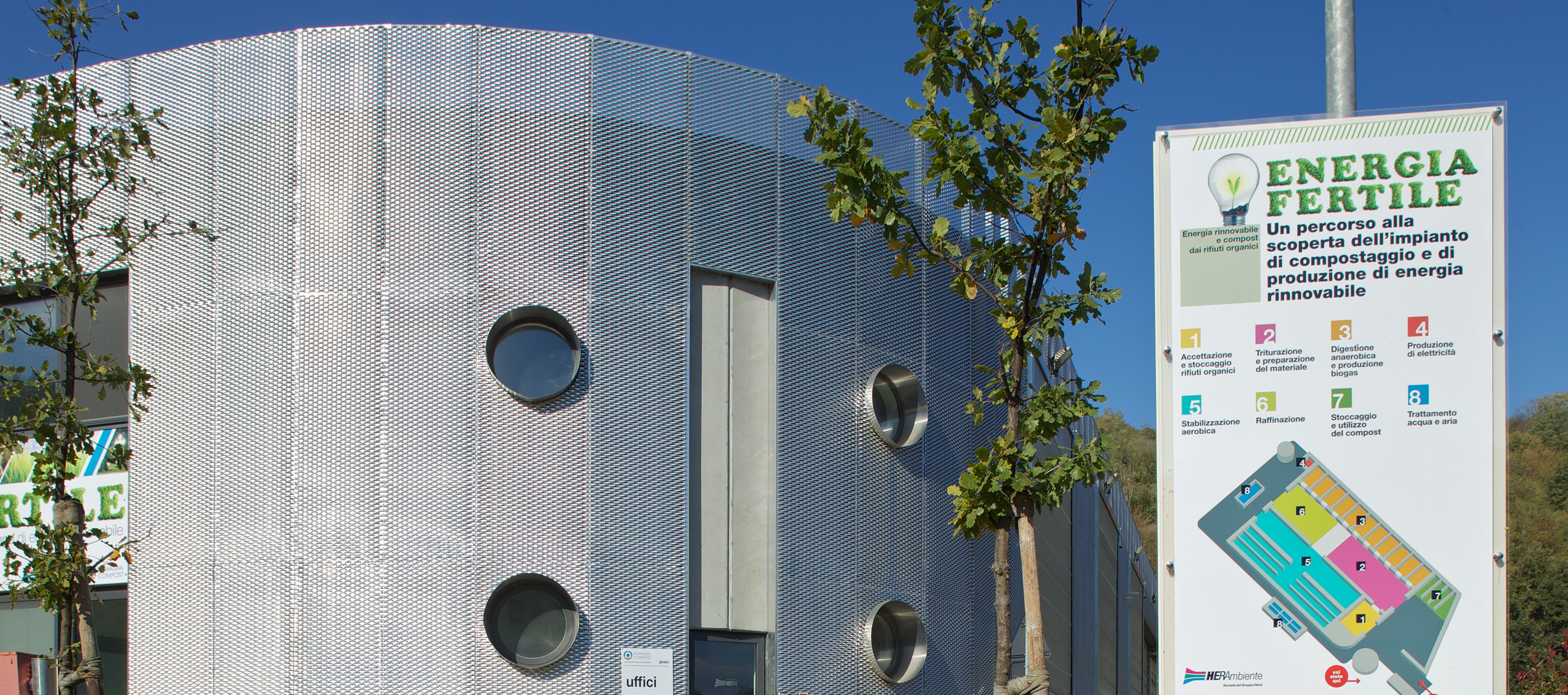 Cesena Composting Plant Entrance