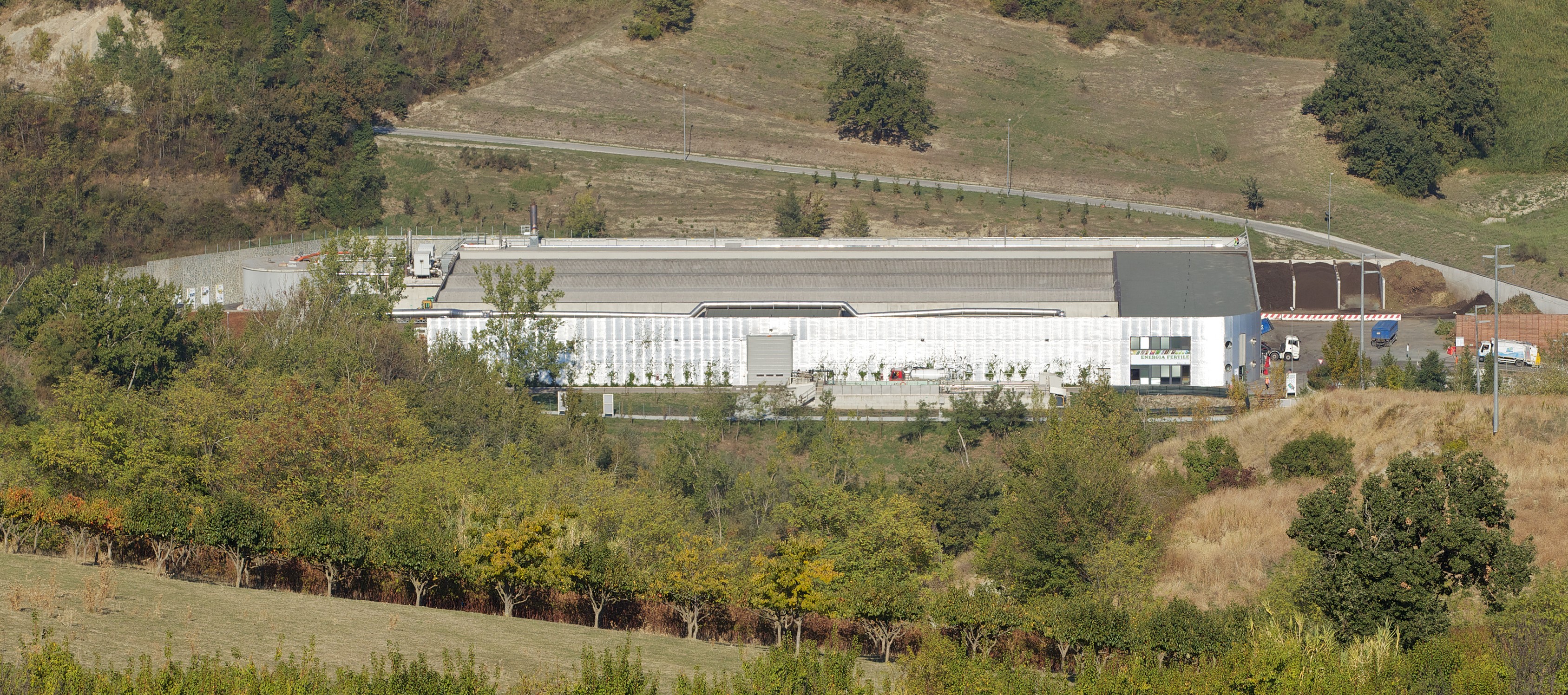 View of the Cesena Composting Plant