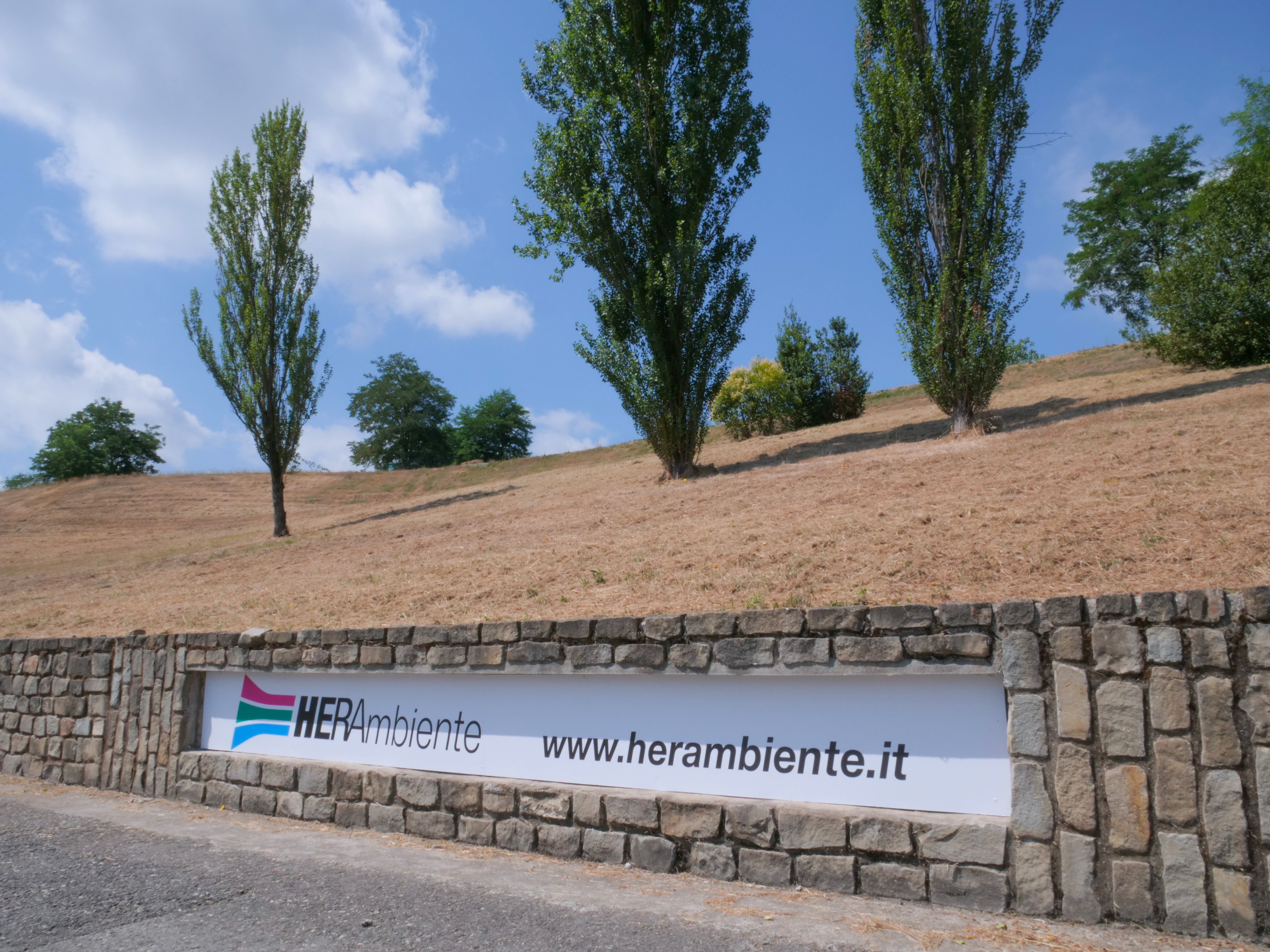 Entrance of Landfill in Serravalle Pistoiese (Pistoia)