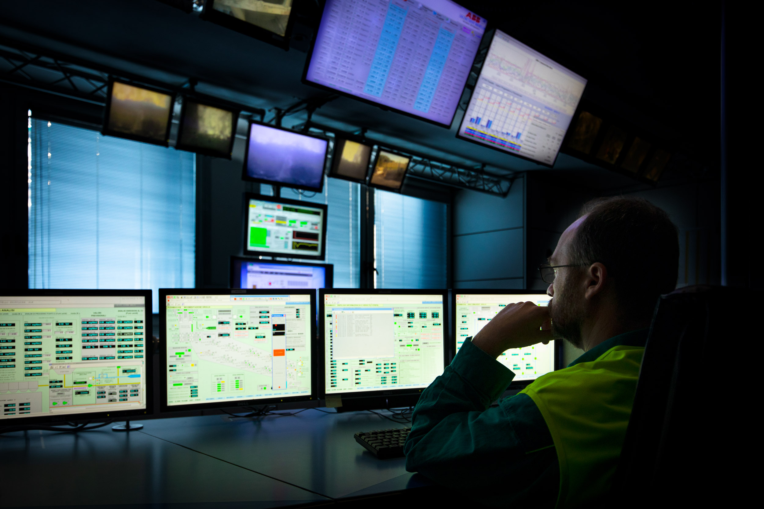 Person at work Waste-to-energy plant in Rimini