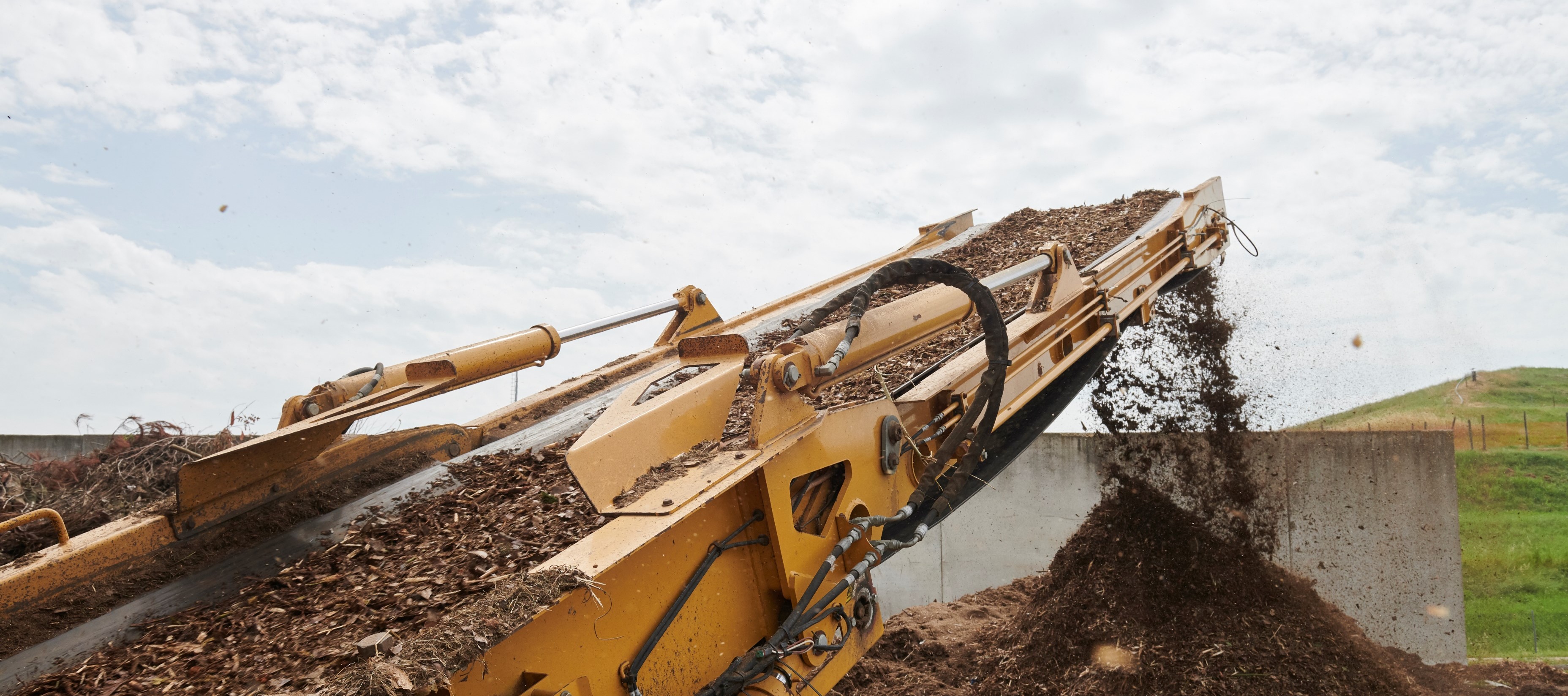 Compost of anaerobic digestion and composting plant in Voltana (Ravenna)