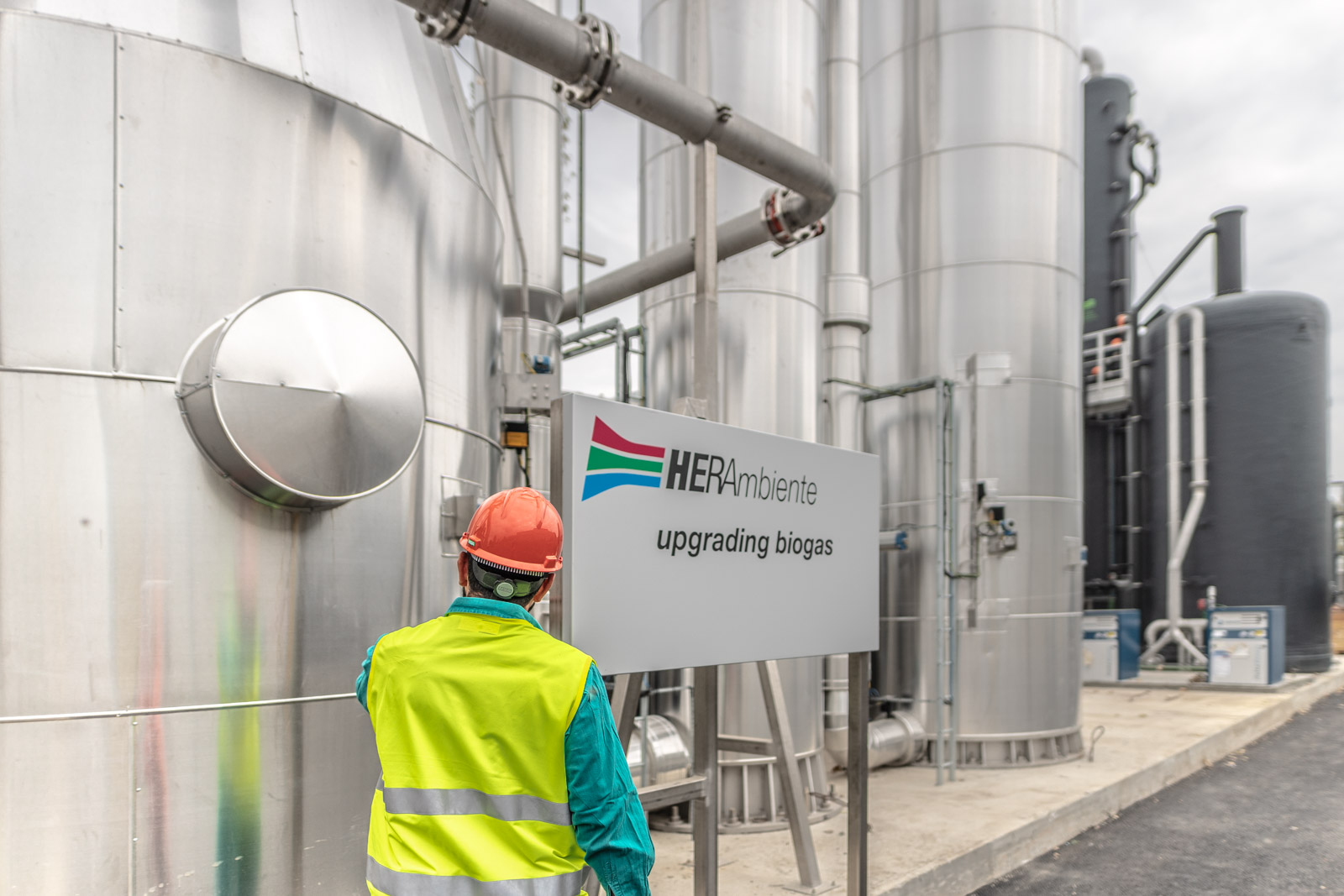 Output of Composting, anaerobic digestion and biomethane production plant in Sant'Agata Bolognese (Bologna)