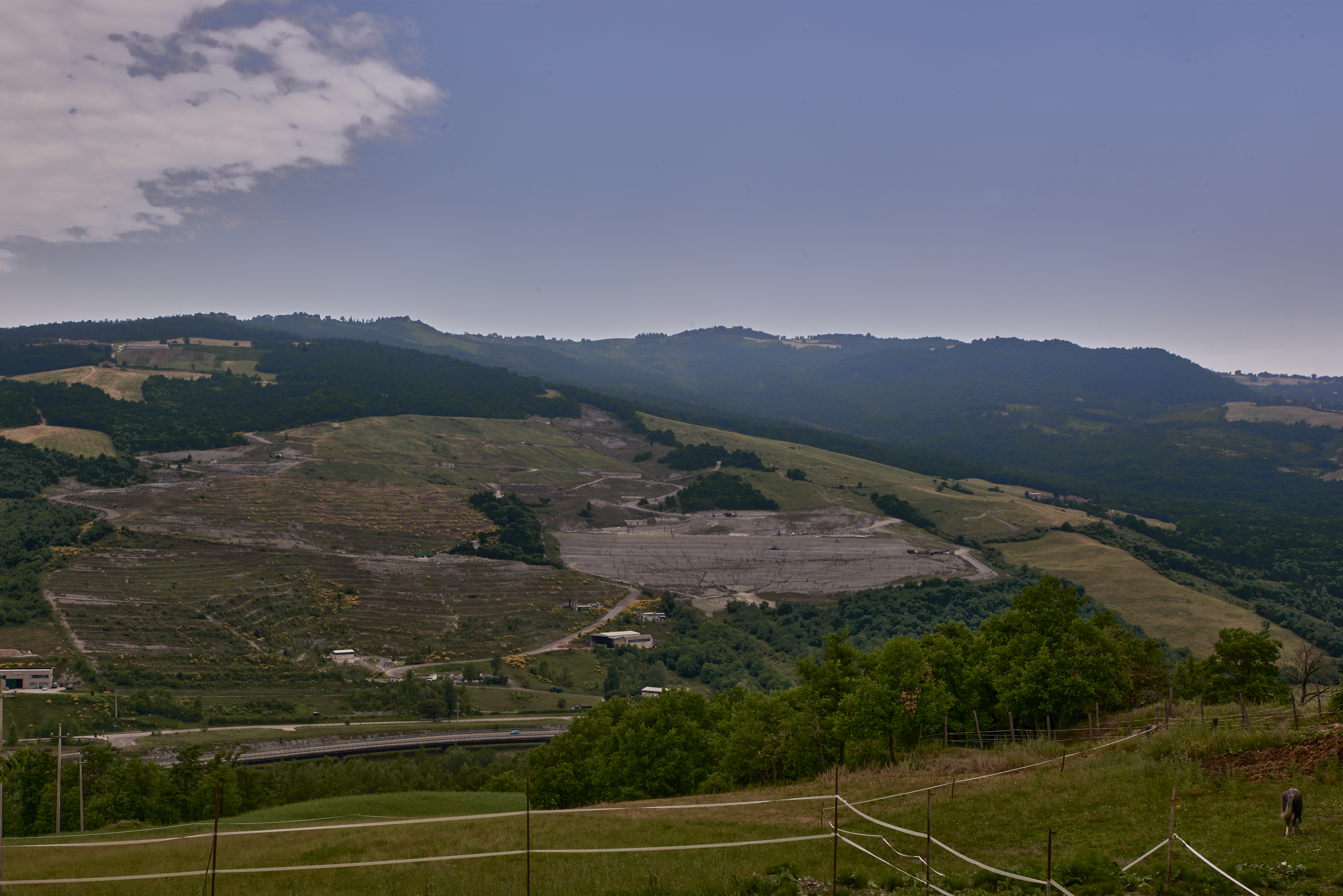 overview Landfill in Gaggio Montano (Bologna)