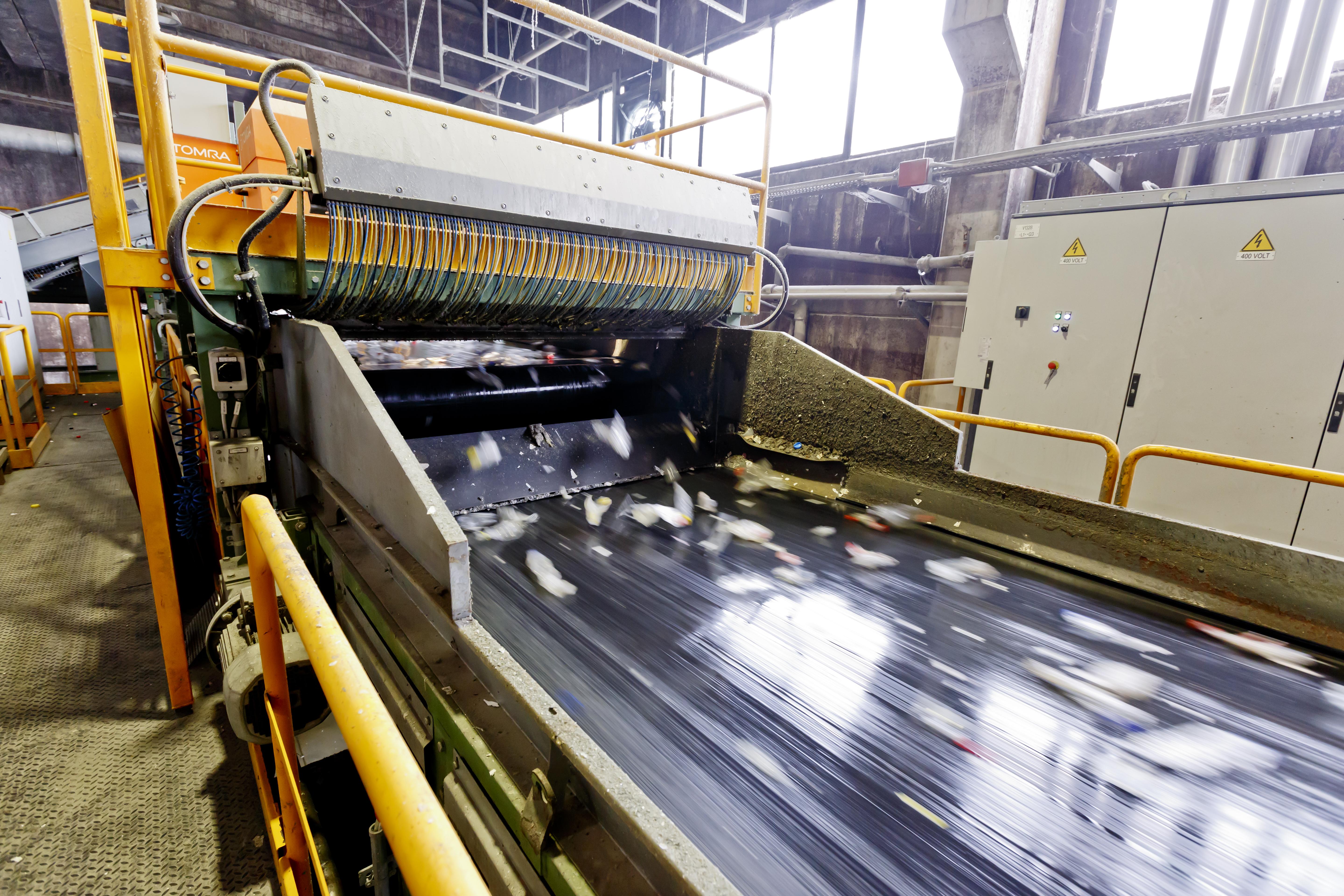 Technology of Material processing plant in Borgolavezzaro (Novara)