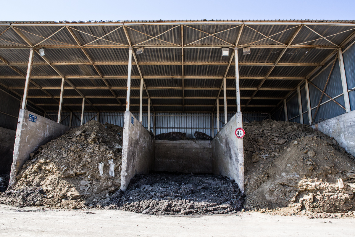 Vista esterna Impianto soil washing di Ospedaletto