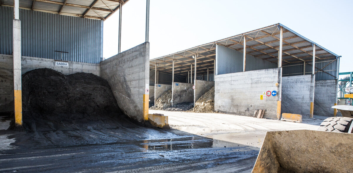 Vista esterna Impianto soil washing di Ospedaletto